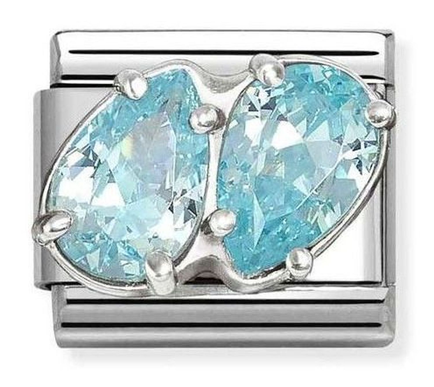 Zawieszka Nomination Composable Classic 330329 16 – Dwie Błękitne Cyrkonie, Srebro 925.jpg